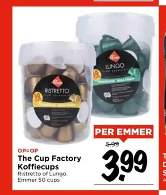 Vomar Voordeelmarkt The Cup Factory Koffiecups aanbieding