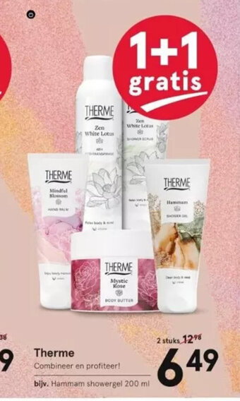 Etos Therme Hammam showergel 200 ml aanbieding