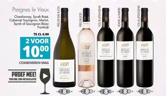 Mitra Preignes Le Vieux Chardonnay, Syrah Rosé, Cabernet Sauvignon, Merlot, Syrah Of Sauvignon Blanc aanbieding