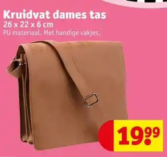 Kruidvat Dames tas 26 x 22 x 6 cm aanbieding