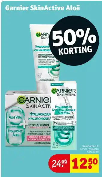 Kruidvat Garnier serum hyaluron aloe 30 ml aanbieding