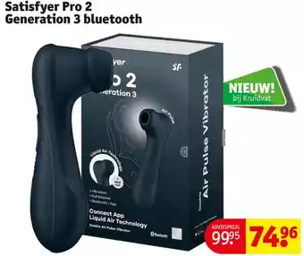 Kruidvat Satisfyer pro 2 generation 3 bluetooth aanbieding
