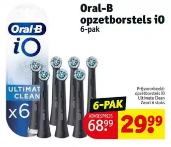 Kruidvat Oral-B opzetborstels i0 6-pak aanbieding