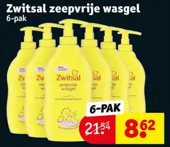 Kruidvat Zwitsal zeepvrije wasgel aanbieding