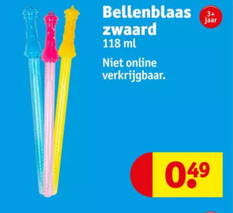 Kruidvat Bellenblaas zwaard aanbieding