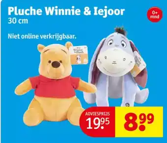 Kruidvat Pluche winnie & iejoor 30cm aanbieding