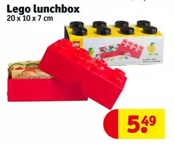 Kruidvat Lego lunchbox 20 x 10 x 7cm aanbieding