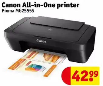 Kruidvat Canon all-in-one printer aanbieding