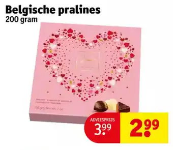 Kruidvat Belgische pralines 200g aanbieding