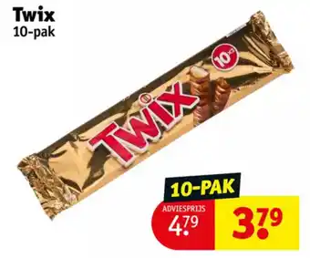 Kruidvat Twix aanbieding