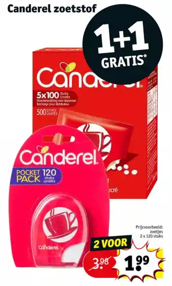 Kruidvat Canderel zoetstof aanbieding