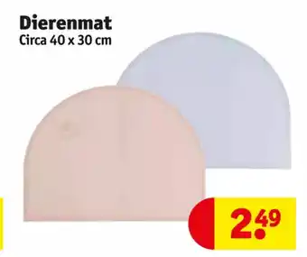 Kruidvat Dierenmat 40 x 30cm aanbieding