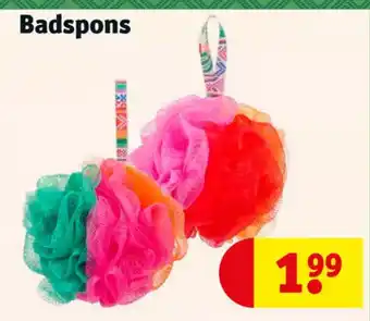 Kruidvat Badspons aanbieding