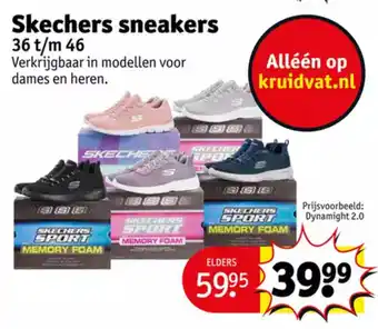 Kruidvat Skechers sneakers aanbieding