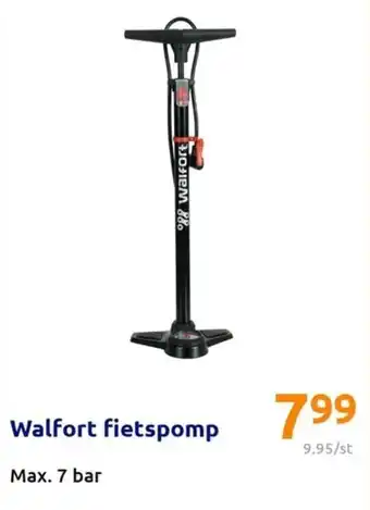 Action Walfort fietspomp aanbieding