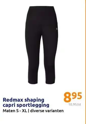 Action Redmax shaping capri sportlegging S-XL aanbieding