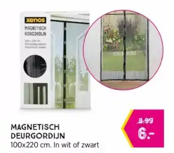 Xenos Magnetisch deurgordijn 1000x220CM aanbieding