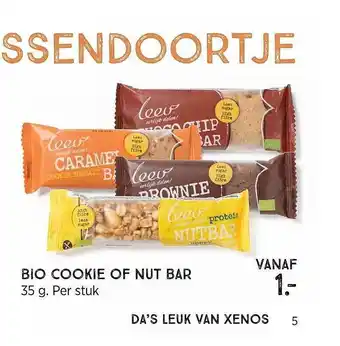 Xenos Bio Cookie Of Nut Bar 35g aanbieding