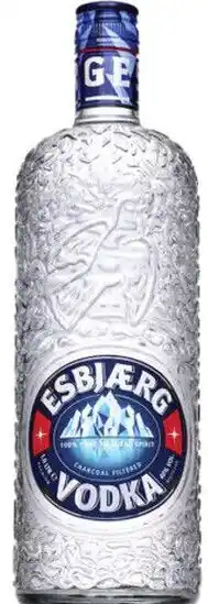 Gall & Gall Esbjaerg vodka 1 liter aanbieding