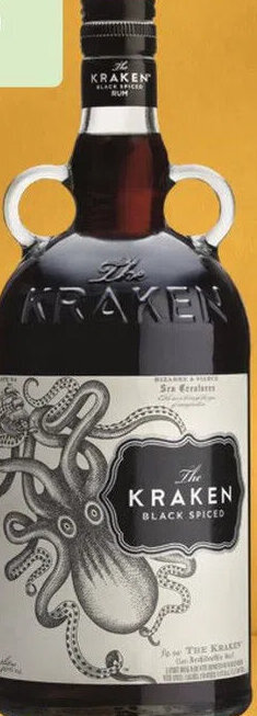 Gall & Gall The Kraken Black Spiced Rum 70CL aanbieding