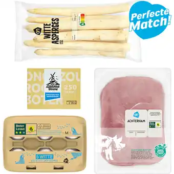 Albert Heijn Ah witte asperges met ham en ei pakket aanbieding