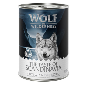 Zooplus 6x400g the taste of the taste of scandinavia wolf of wilderness hondenvoer aanbieding