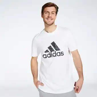 Perry Sport Adidas adidas camo shirt wit heren aanbieding