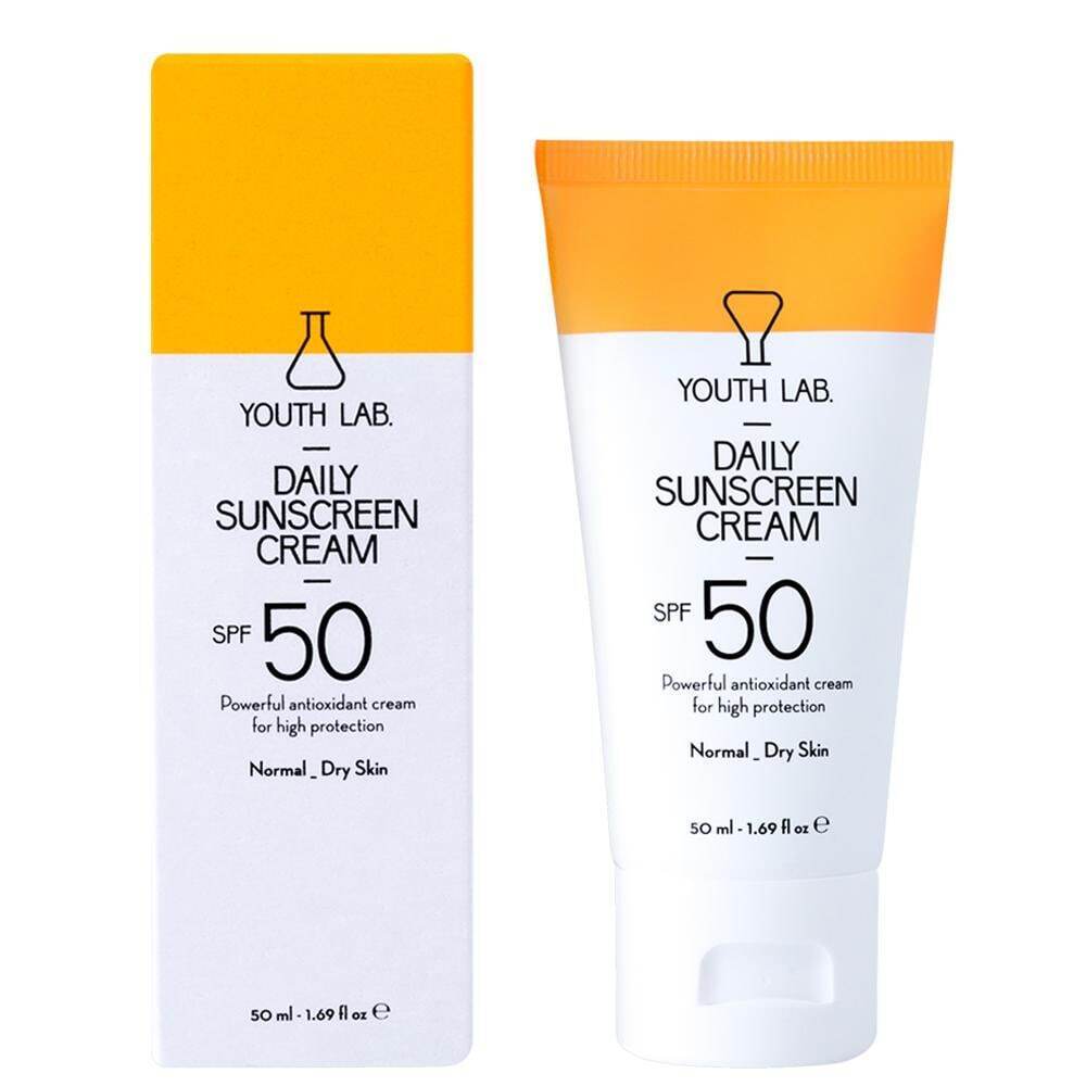 Youth lab. daily sunscreen cream spf 50 normal_dry skin aanbieding bij