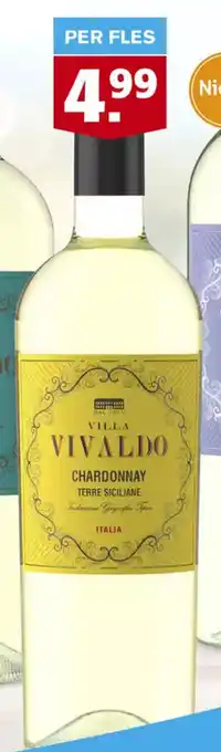 Hoogvliet Villa Vivaldo chardonnay 0.75 liter aanbieding