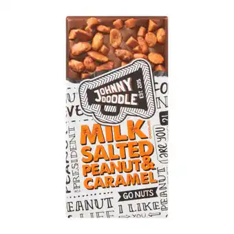 Coop Johnny doodle milk chocolate salted peanut & caramel aanbieding