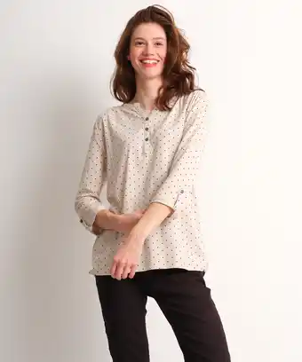 terStal Dames basic top stippen beige in maat aanbieding