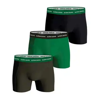 Plutosport Björn borg stretch boxershorts heren (3-pack) aanbieding