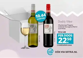 Mitra Daddy West Chardonnay-Viognier Of Cabernet Sauvignon-Merlot 10.44 Korting aanbieding