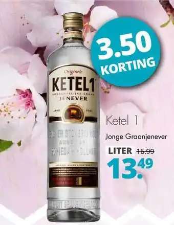 Mitra Ketel 1 Jonge Graanjenever 3.50 Korting aanbieding