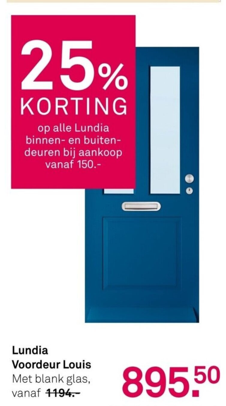 Lundia voordeur louis aanbieding bij Karwei