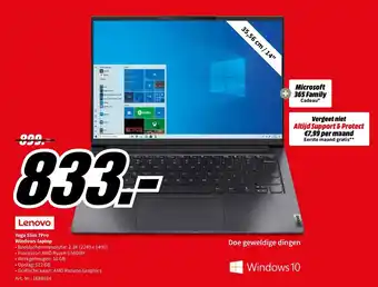 MediaMarkt Lenovo Yoga Slim 7Pro Windows-laptop aanbieding