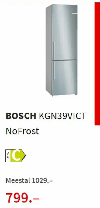 MediaMarkt Bosch KGN39VICT nofrost aanbieding