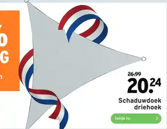 GAMMA Schaduwdoek driehoek aanbieding