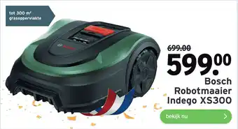 GAMMA Bosch Robotmaaier Indego XS300 aanbieding