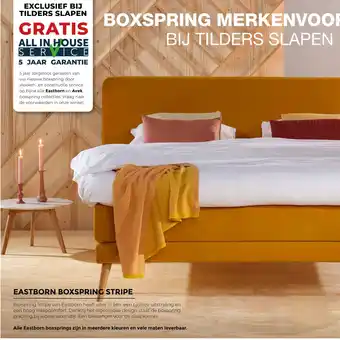 Tilders Meubelen Eastborn boxspring Stripe aanbieding