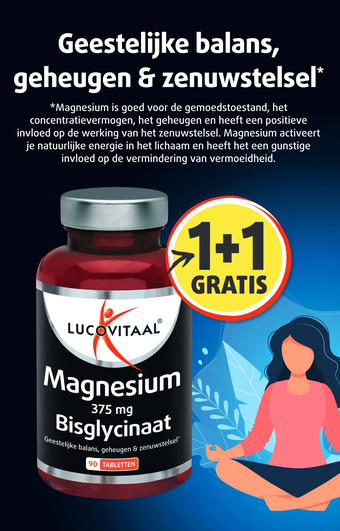 Lucovitaal Geestelijke balans, geheugen & zenuwstelsel* aanbieding