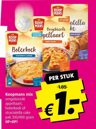 Boni Koopmans mix aanbieding