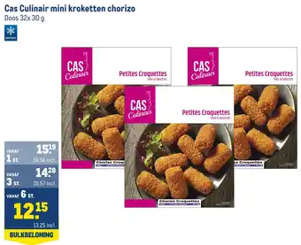 Makro Cas culinair mini kroketten chorizo aanbieding