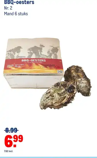 Makro Bbq-oesters aanbieding