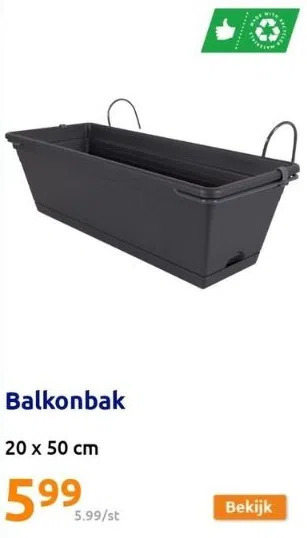 Action Balkonbak aanbieding