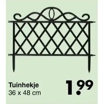 Wibra Tuinhekje 36 x 48 cm aanbieding
