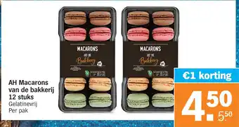 Albert Heijn Ah macarons van de bakkerij 12 stuks aanbieding