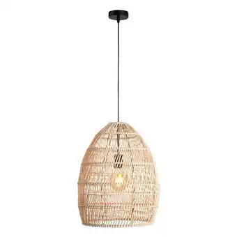 Leen Bakker Hanglamp sarah - naturel - 160xø38,5 cm aanbieding