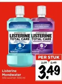 Vomar Voordeelmarkt Listerine mondwater aanbieding