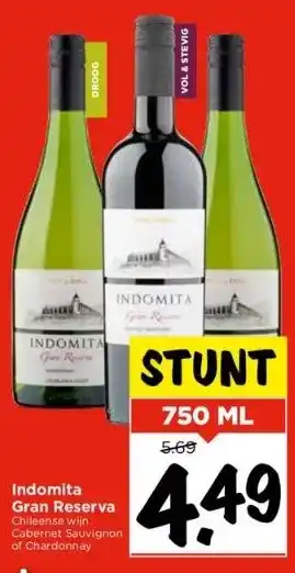 Vomar Voordeelmarkt Indomita gran reserva aanbieding